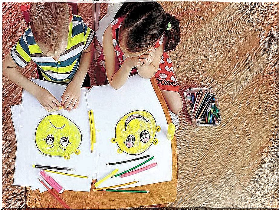 Children draw emotions