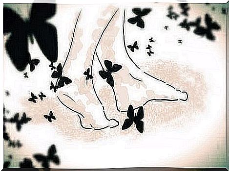 Barefoot and butterflies