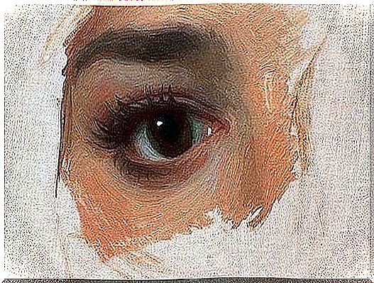 Painting of eye